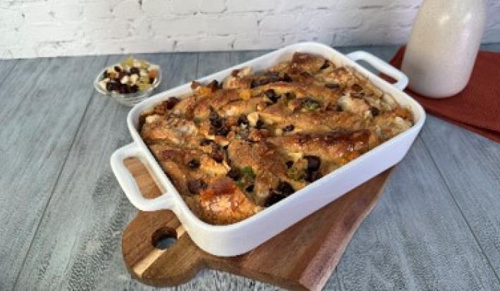 Budín de Frutos Secos con Chocolate