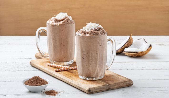 Frappé de Chocolate con Coco