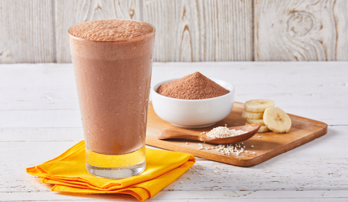 Licuado de choco-plátano