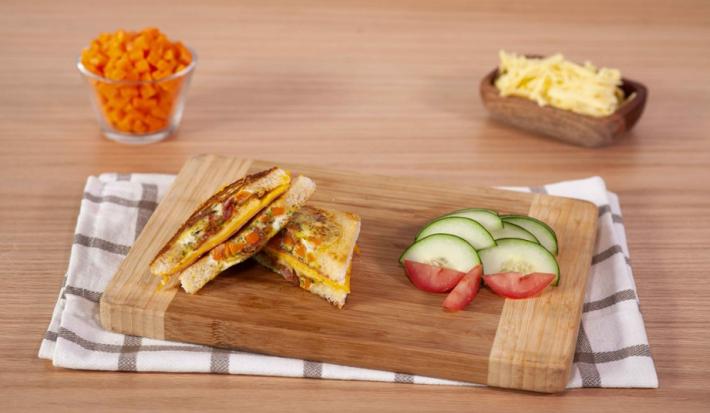 SÁNDWICH CON VEGETALES preparado con Jugo MAGGI®