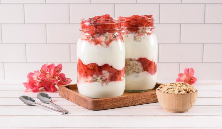 Strawberry Overnight Oats