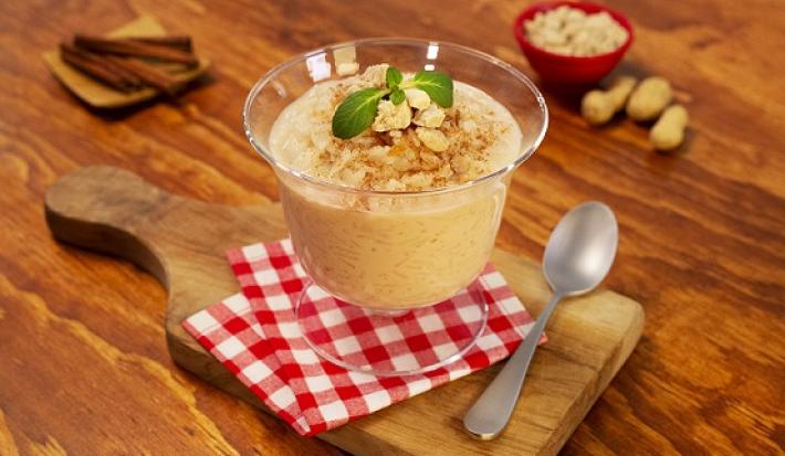 Arroz con leche y mazapán