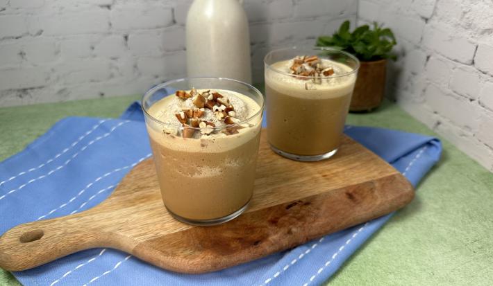 Frappé de café, canela y nuez