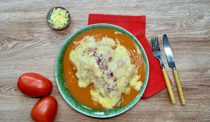 Enchiladas Suizas Rojas