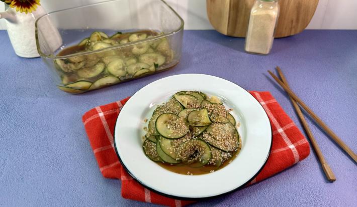 Ensalada Viral de Pepino