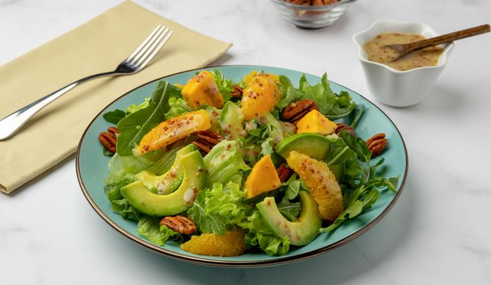 Ensalada con Aderezo de Mostaza y Miel