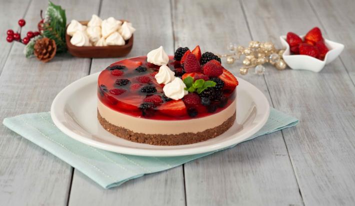 Cheesecake nochebuena