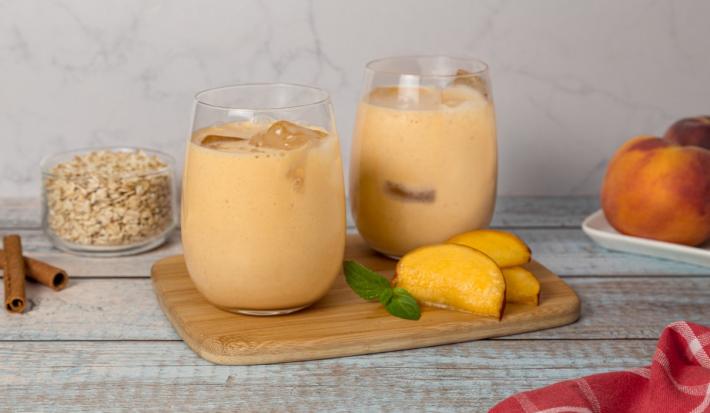 Agua de Durazno Con Avena