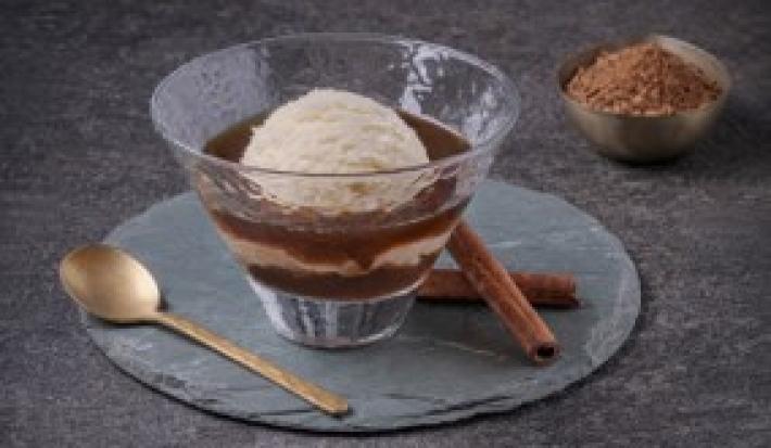 Affogato con Vainilla y Canela