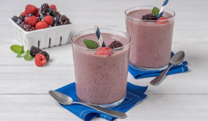 Smoothie Frutos Rojos con Café