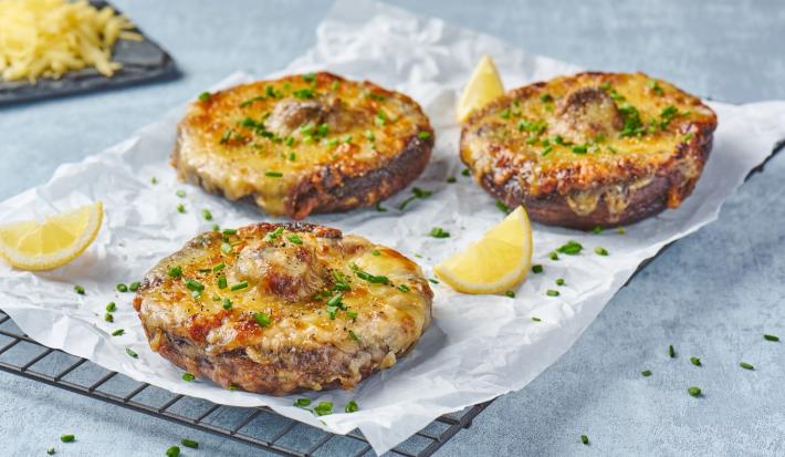 Portobello con Crema de Queso