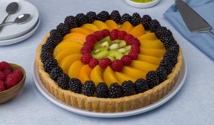 Tarta de Queso con Frutas