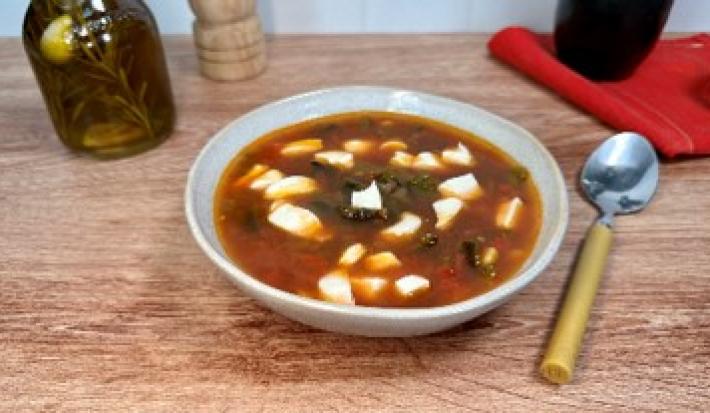 Sopa de Elote con Rajas