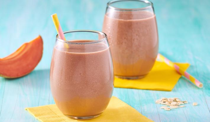 Licuado NESQUIK® Choco Avena con Mamey