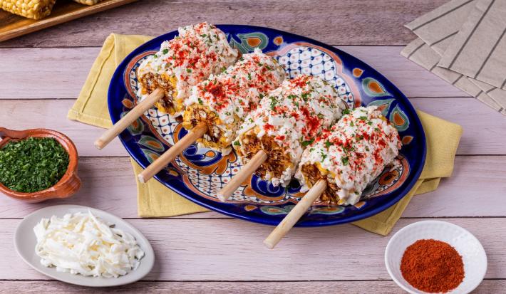 Elotes en Air Fryer