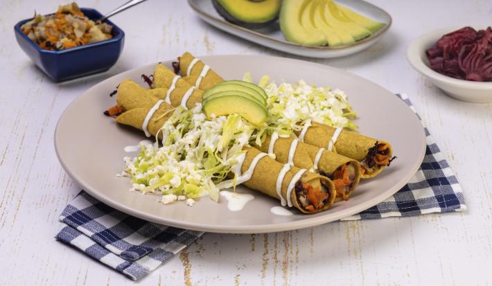 Flautas de Papa y Jamaica