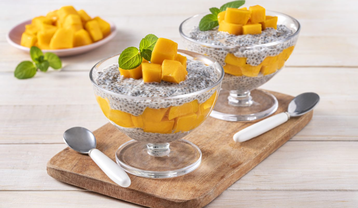 Postre De Mango Con Chía