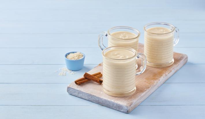 Atole de arroz con leche deslactosado