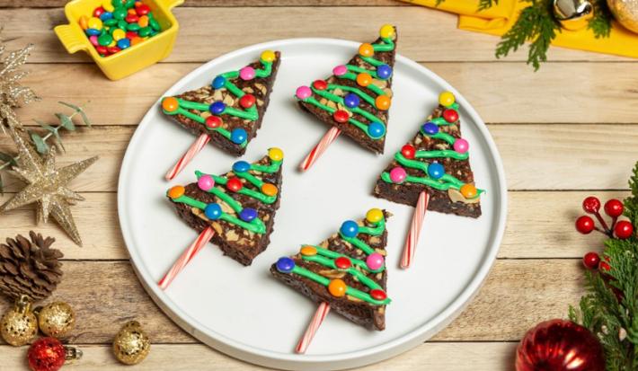 Brownies Navideños